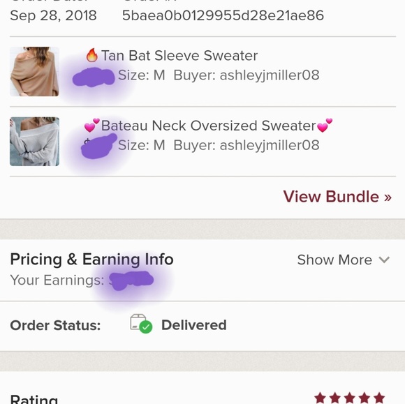 HOST PICK Beautiful Tan Bat Sleeve Sweater - Picture 5 of 6